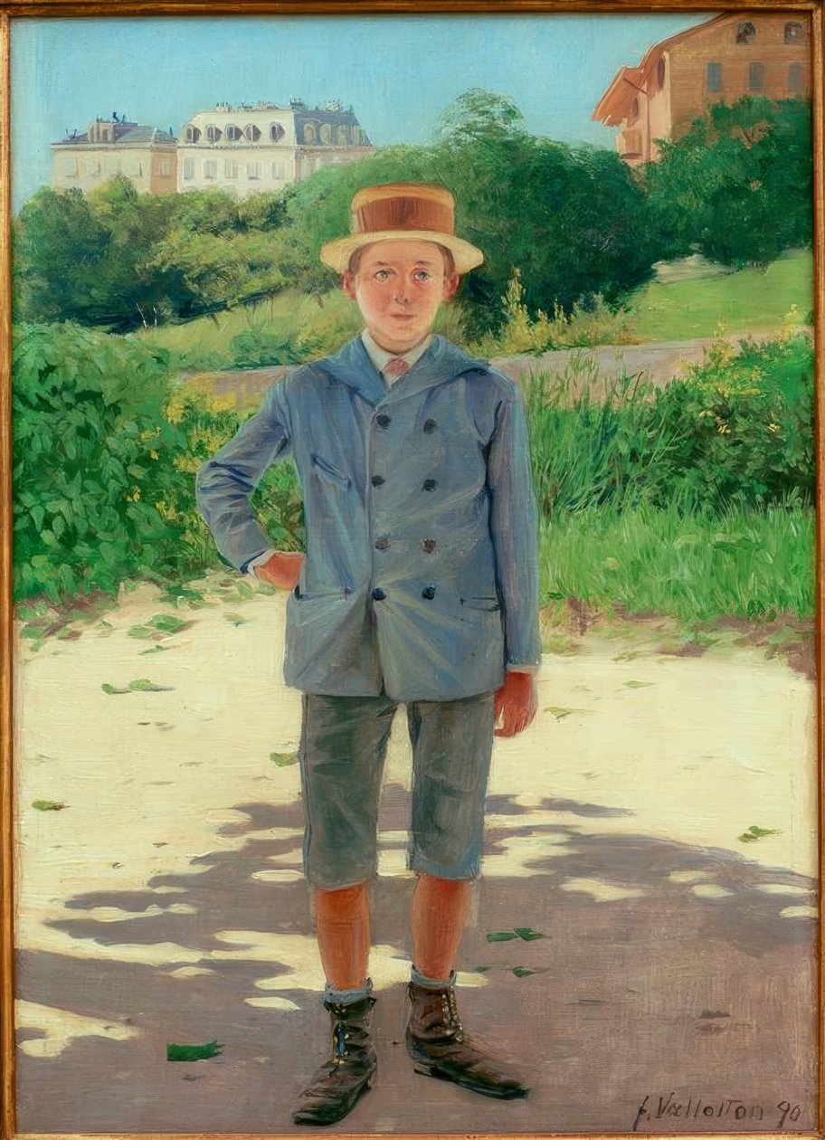 Portrait du jeune Delisle tekijältä Felix Edouard Vallotton