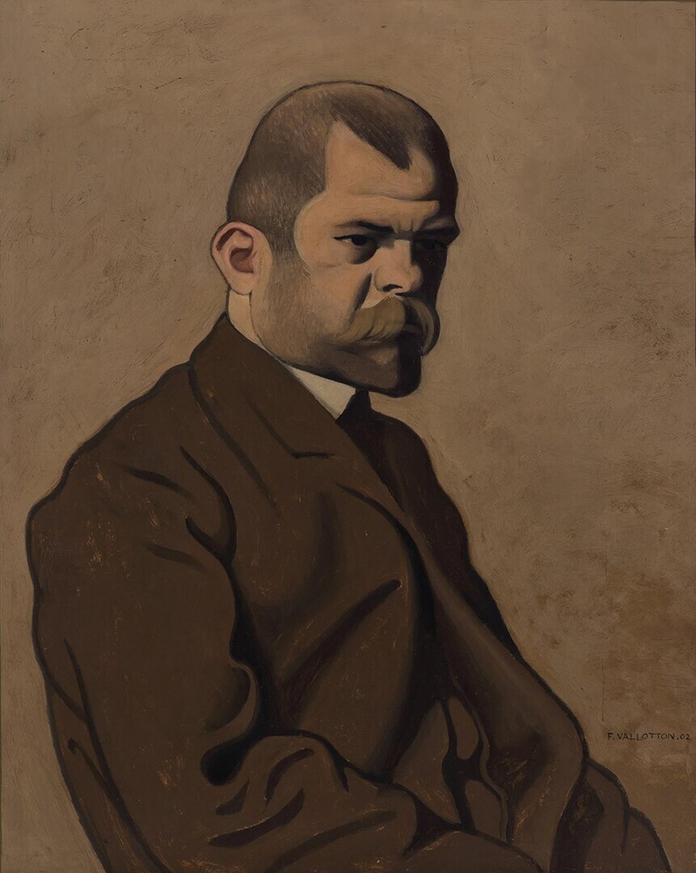 Ambroise Vollardin muotokuva 1865-1939, 1902. tekijältä Felix Edouard Vallotton