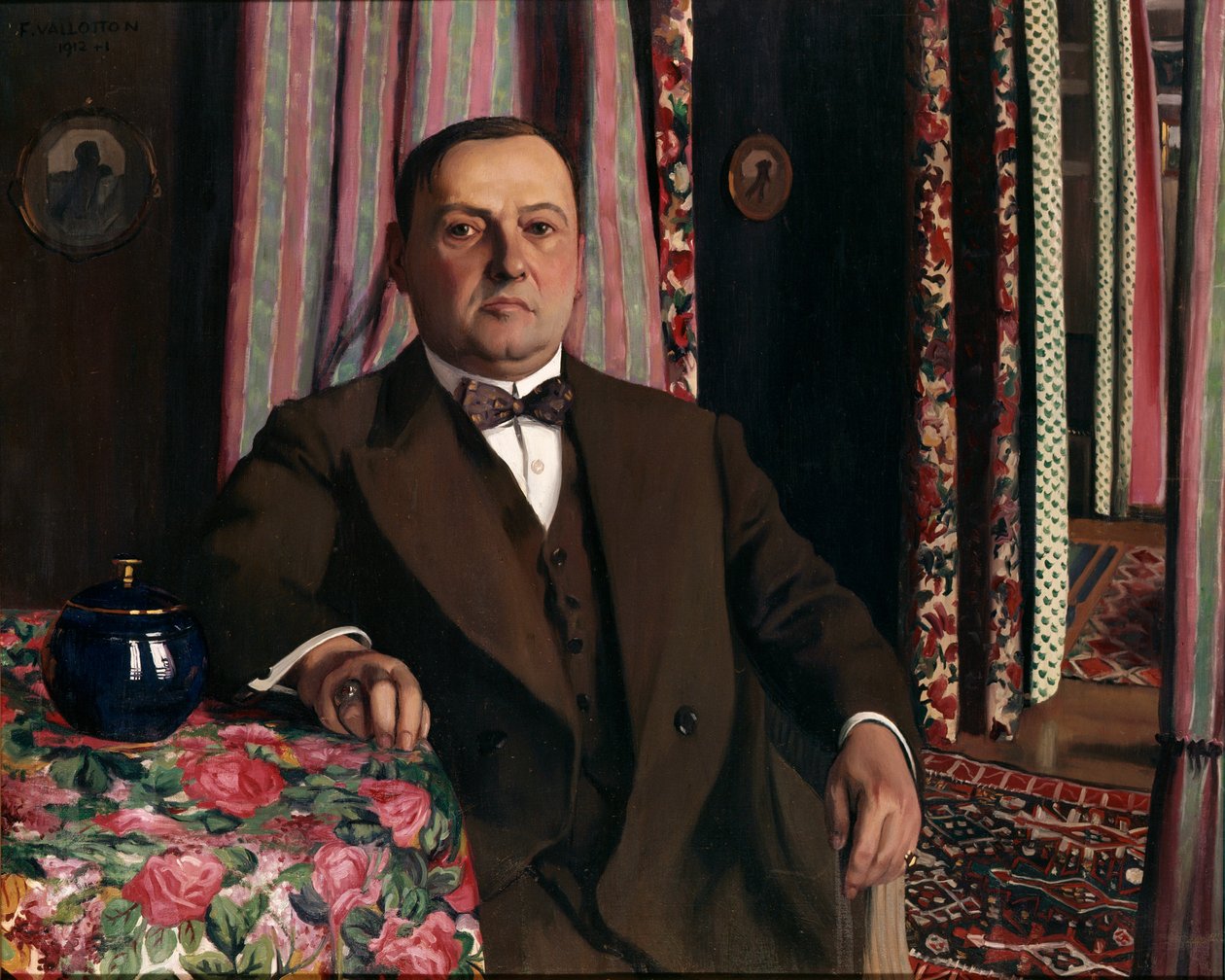 Georges Haasenin muotokuva, 1913 tekijältä Felix Edouard Vallotton
