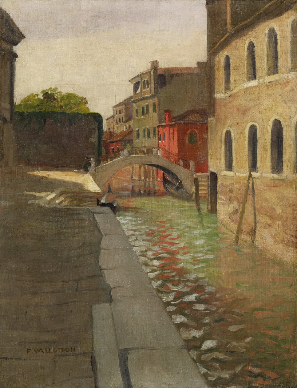 Rio della Salute, Venetsia, noin 1902 tekijältä Felix Edouard Vallotton