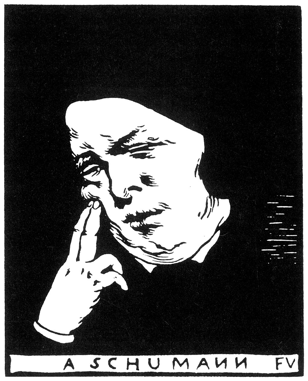Robert Schumann 1810-1856, 1893. tekijältä Felix Edouard Vallotton