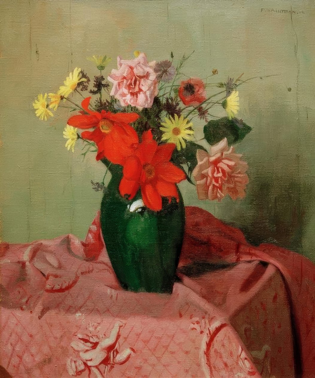 Rosen ja Dahlien tekijältä Felix Edouard Vallotton