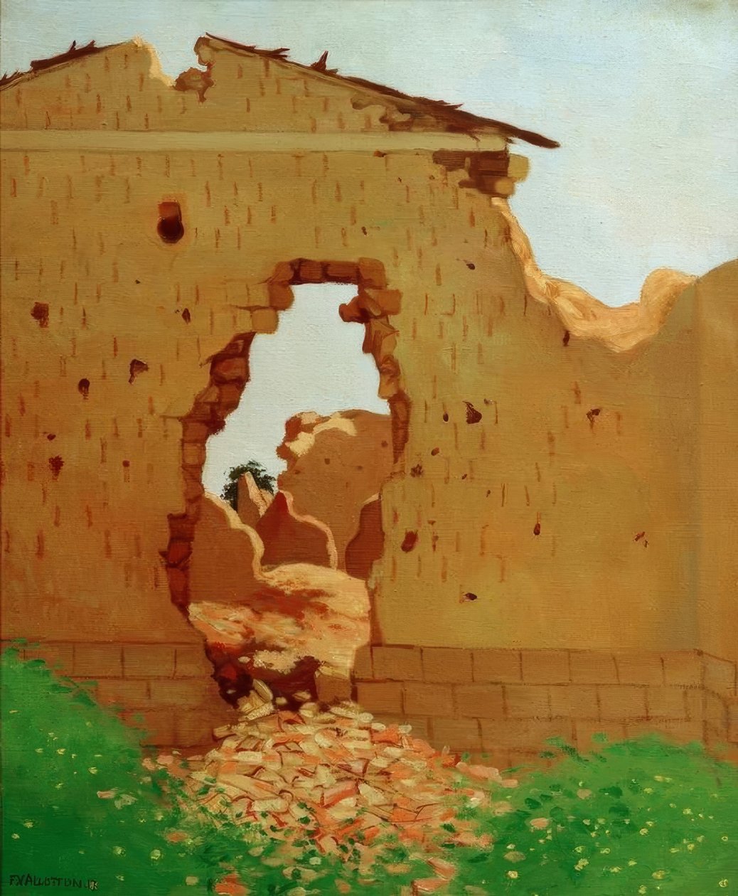 Ruines à Souain tekijältä Felix Edouard Vallotton