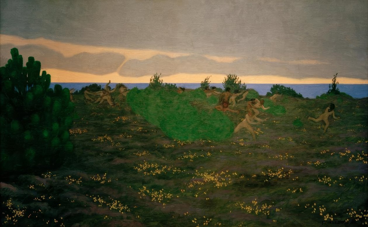 Muinainen ilta tekijältä Felix Edouard Vallotton