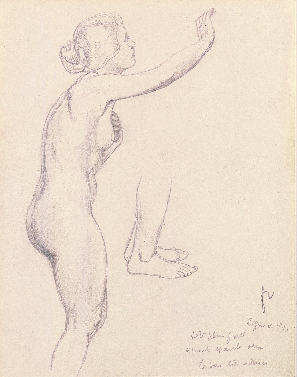 Tutkimus Perseukselle ja Andromedalle, 1918 tekijältä Felix Edouard Vallotton