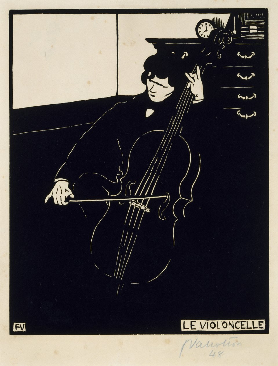 Sello tekijältä Felix Edouard Vallotton