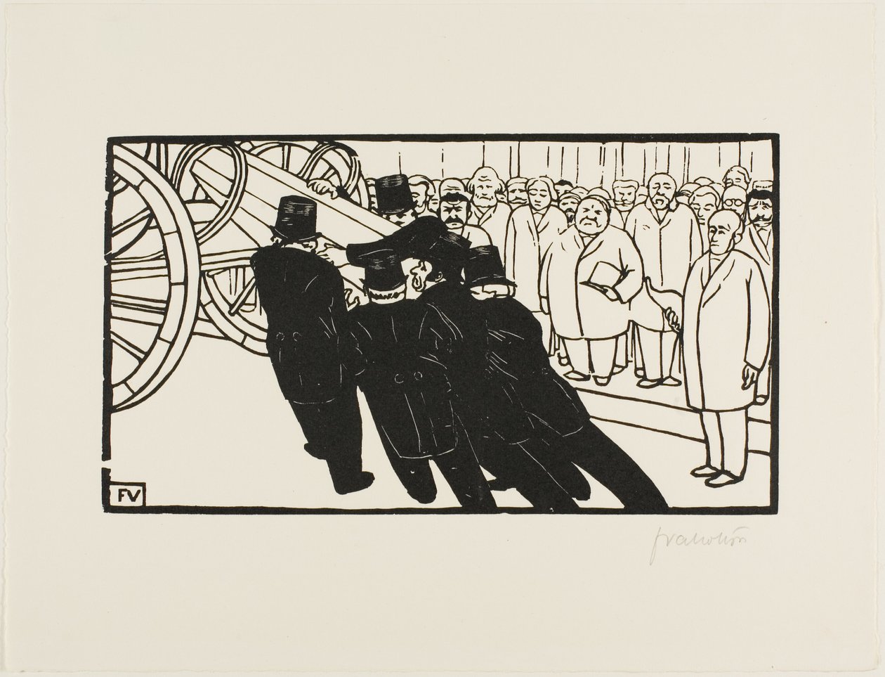 Arkun kantajat tekijältä Felix Edouard Vallotton