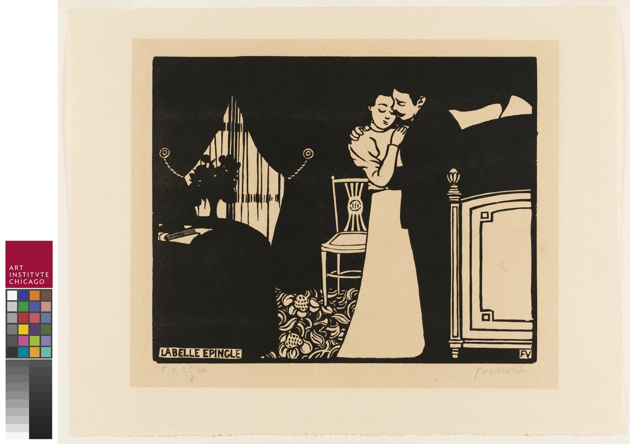 The Fine Pin, levy kolme "Intimacies", 1898 tekijältä Felix Edouard Vallotton