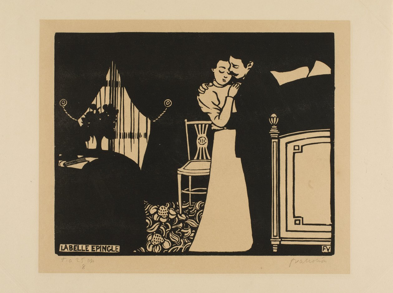 The Fine Pin, levy kolme julkaisusta Intimacies, 1898 tekijältä Felix Edouard Vallotton