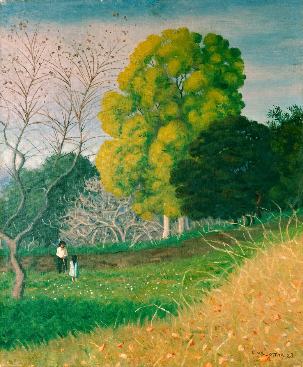 Vihreä puu, Cagnes, 1924 tekijältä Felix Edouard Vallotton