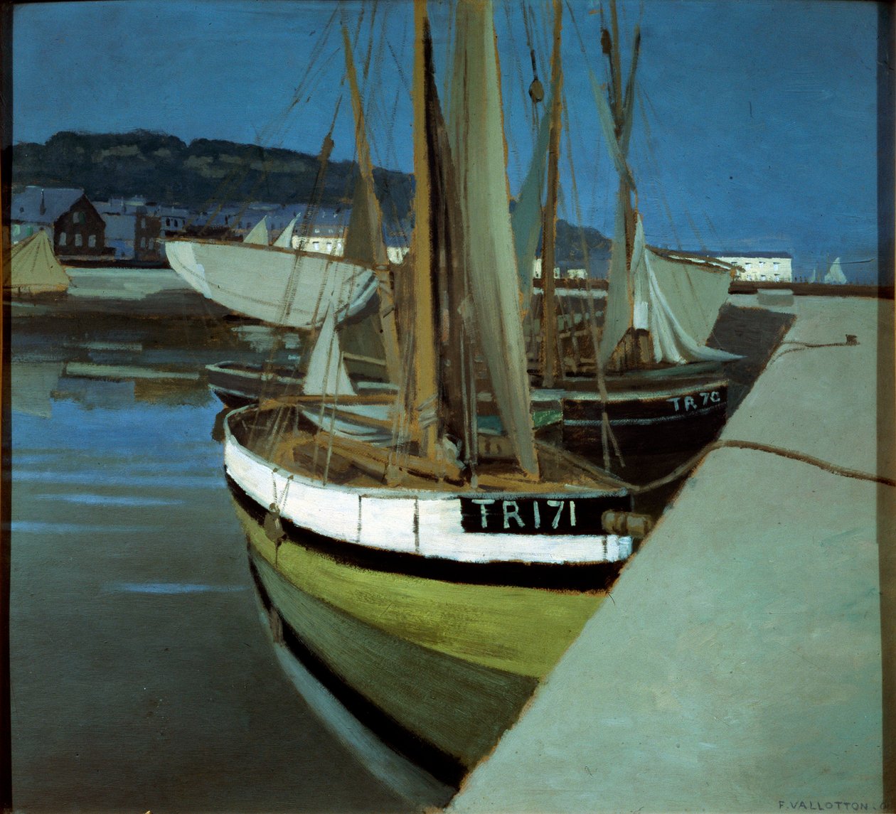 Satama, 1901 tekijältä Felix Edouard Vallotton