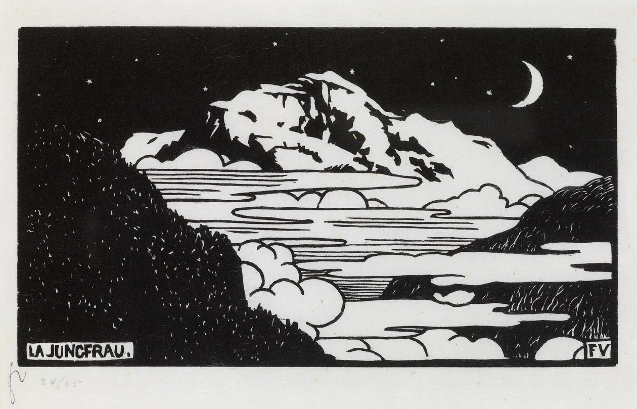 Neitsyt, 1892 tekijältä Felix Edouard Vallotton