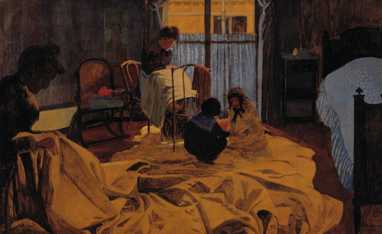 Pesula, Sininen huone tekijältä Felix Edouard Vallotton