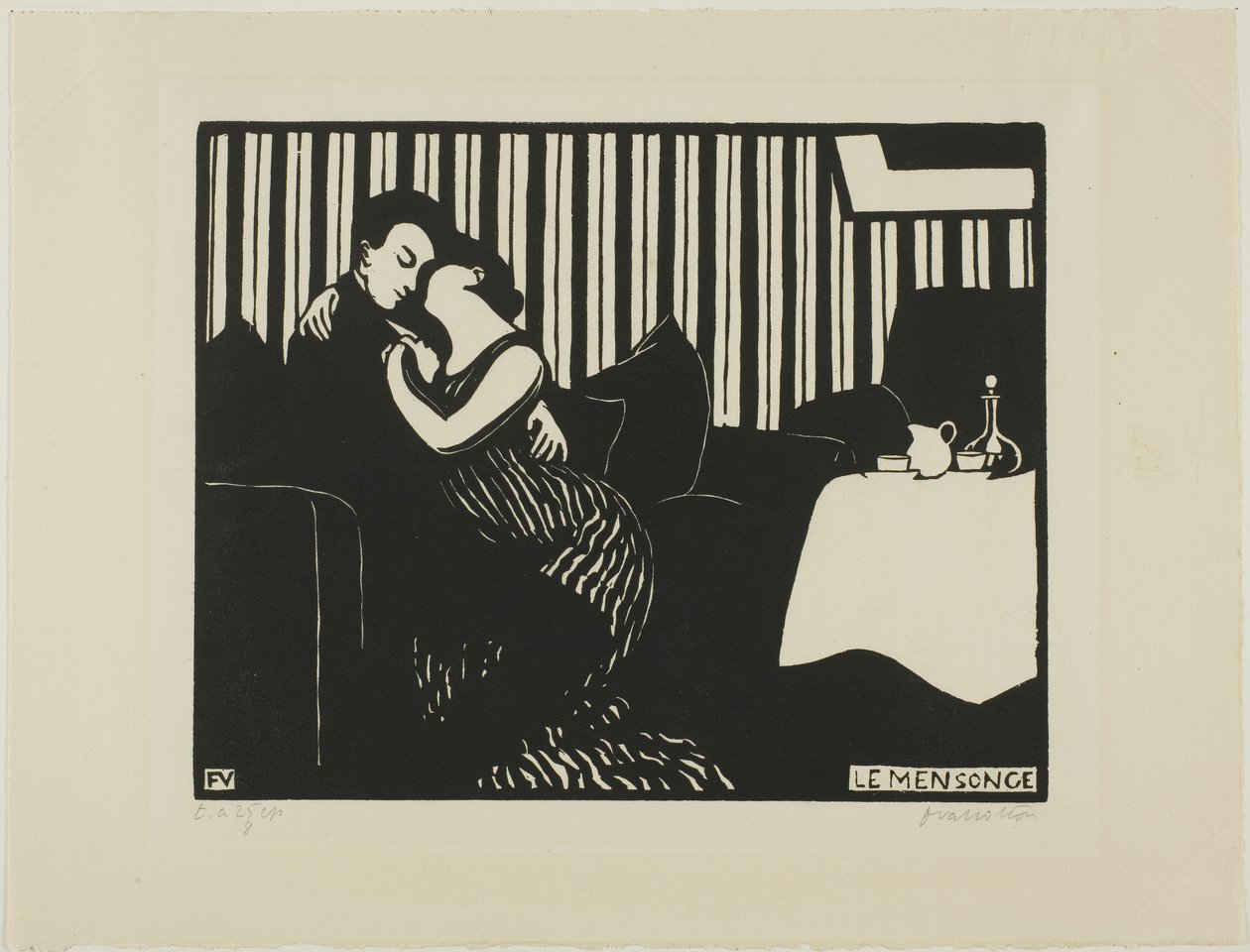 Valhe, levy yksi Intimaciesista tekijältä Felix Edouard Vallotton