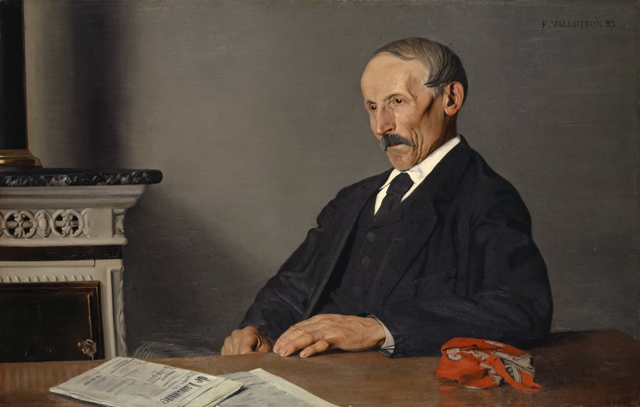 Vanha concierge, 1893. tekijältä Felix Edouard Vallotton