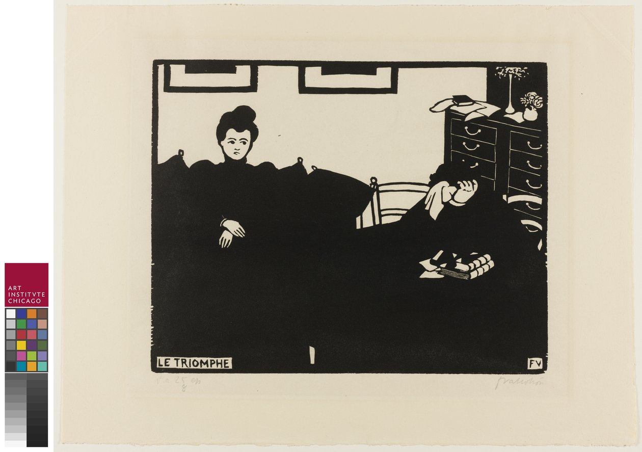 Triumph, toinen levy Intimaciesista, 1898 tekijältä Felix Edouard Vallotton
