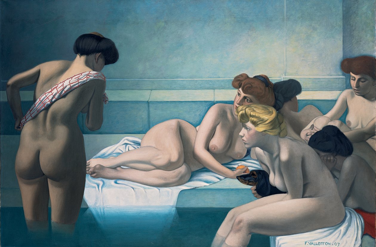 Turkkilainen kylpylä tekijältä Felix Edouard Vallotton