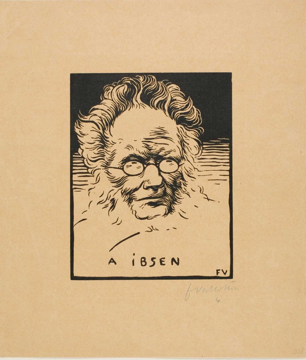 Ibsenille tekijältä Felix Edouard Vallotton
