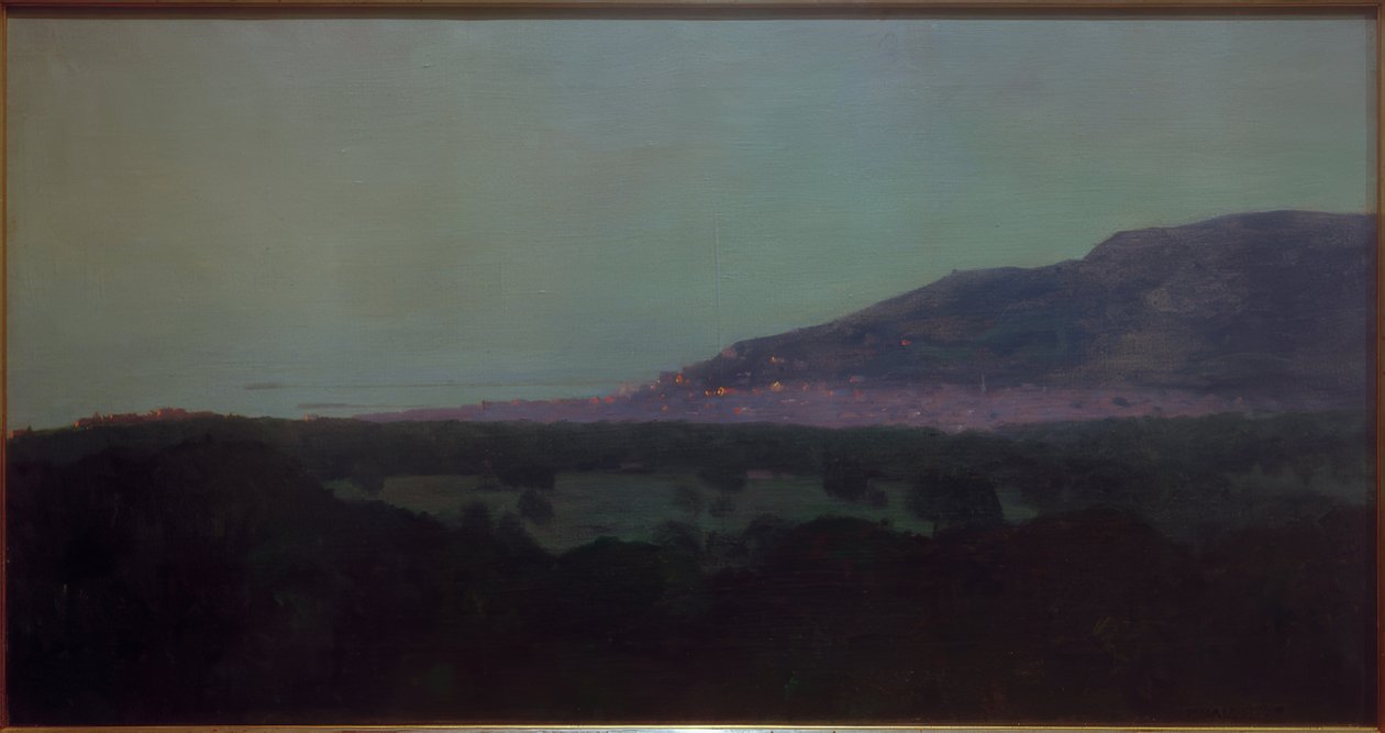 Trouville am Abend tekijältä Felix Edouard Vallotton