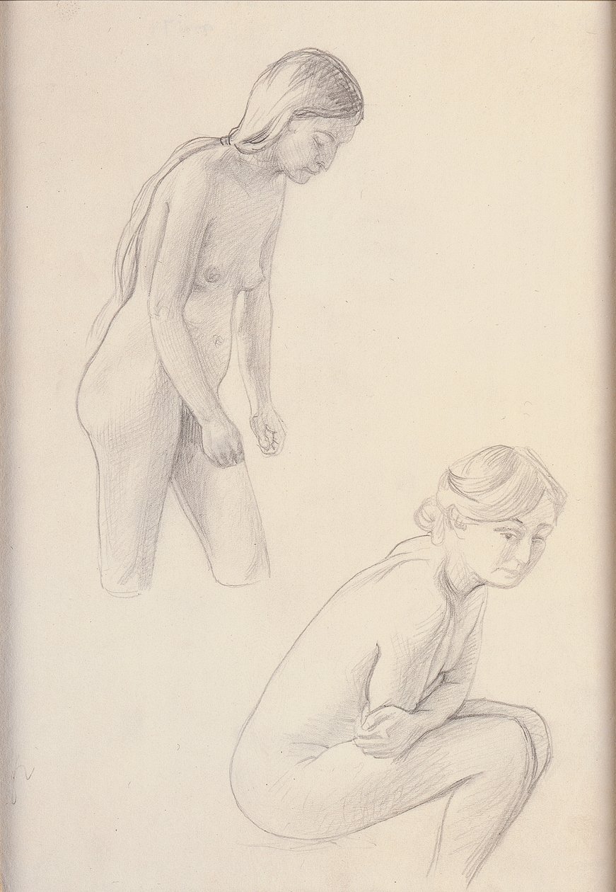 Kaksi alastomia tekijältä Felix Edouard Vallotton