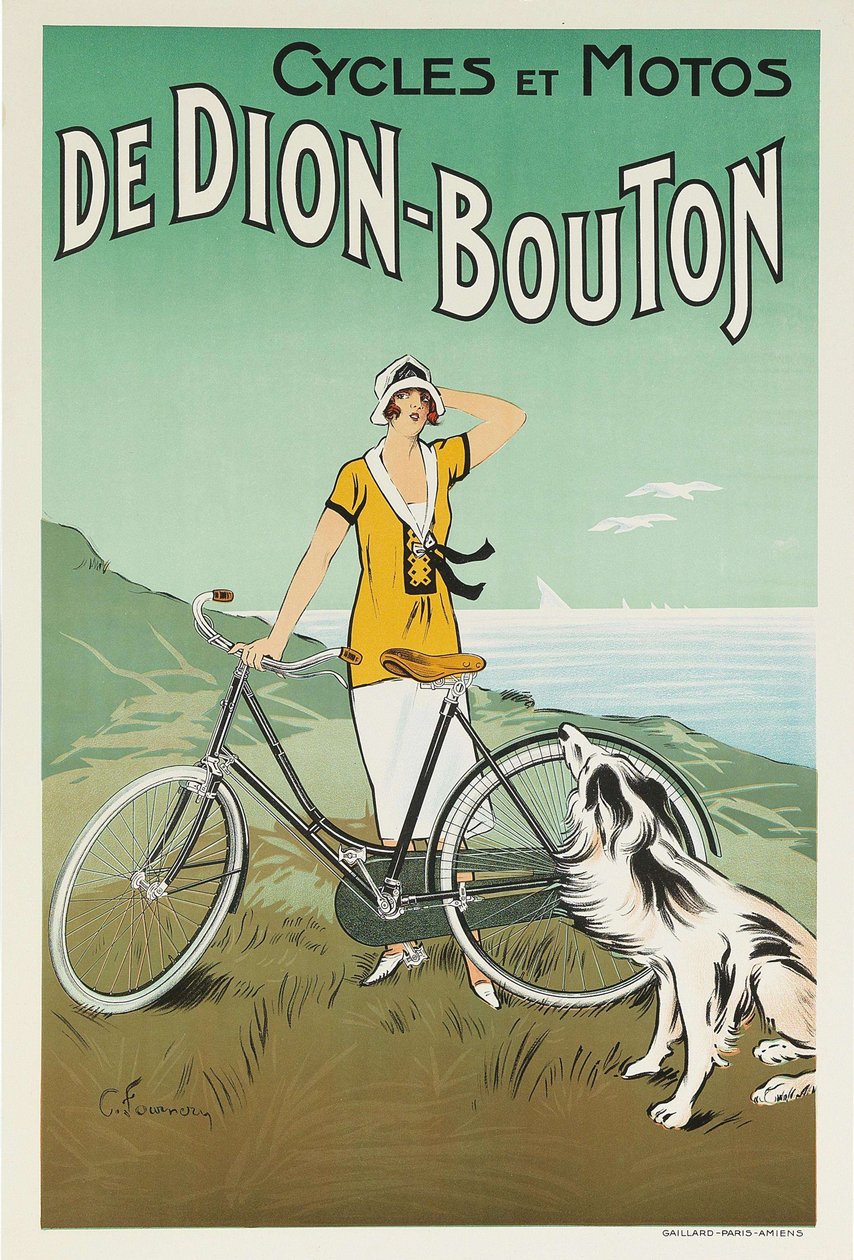 Dion-Bouton-pyörät ja moottoripyörät, 1920-luku. tekijältä Felix Fournery