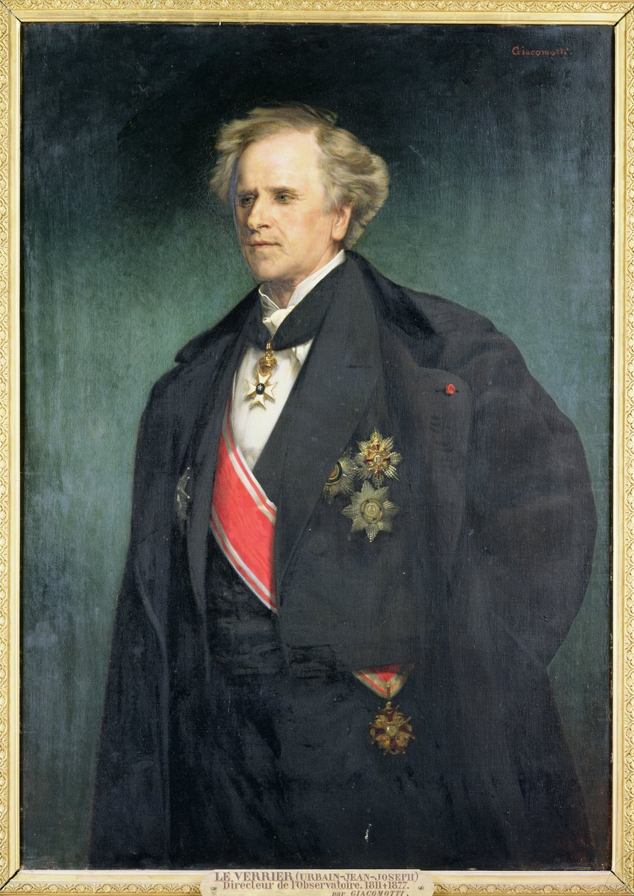 Urbain Le Verrier (1811-77) tekijältä Felix Henri Giacomotti