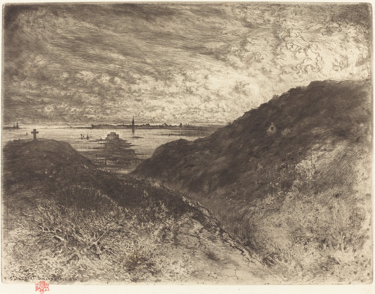 Kallio: Saint-Malo Bay Kallio: Saint-Malo Bay, 18861890. tekijältä Felix Hilaire Buhot