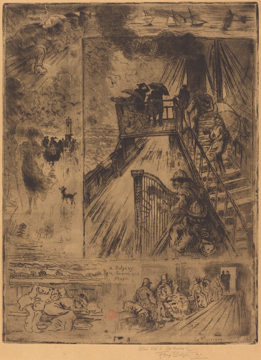 Passage tekijältä Felix Hilaire Buhot