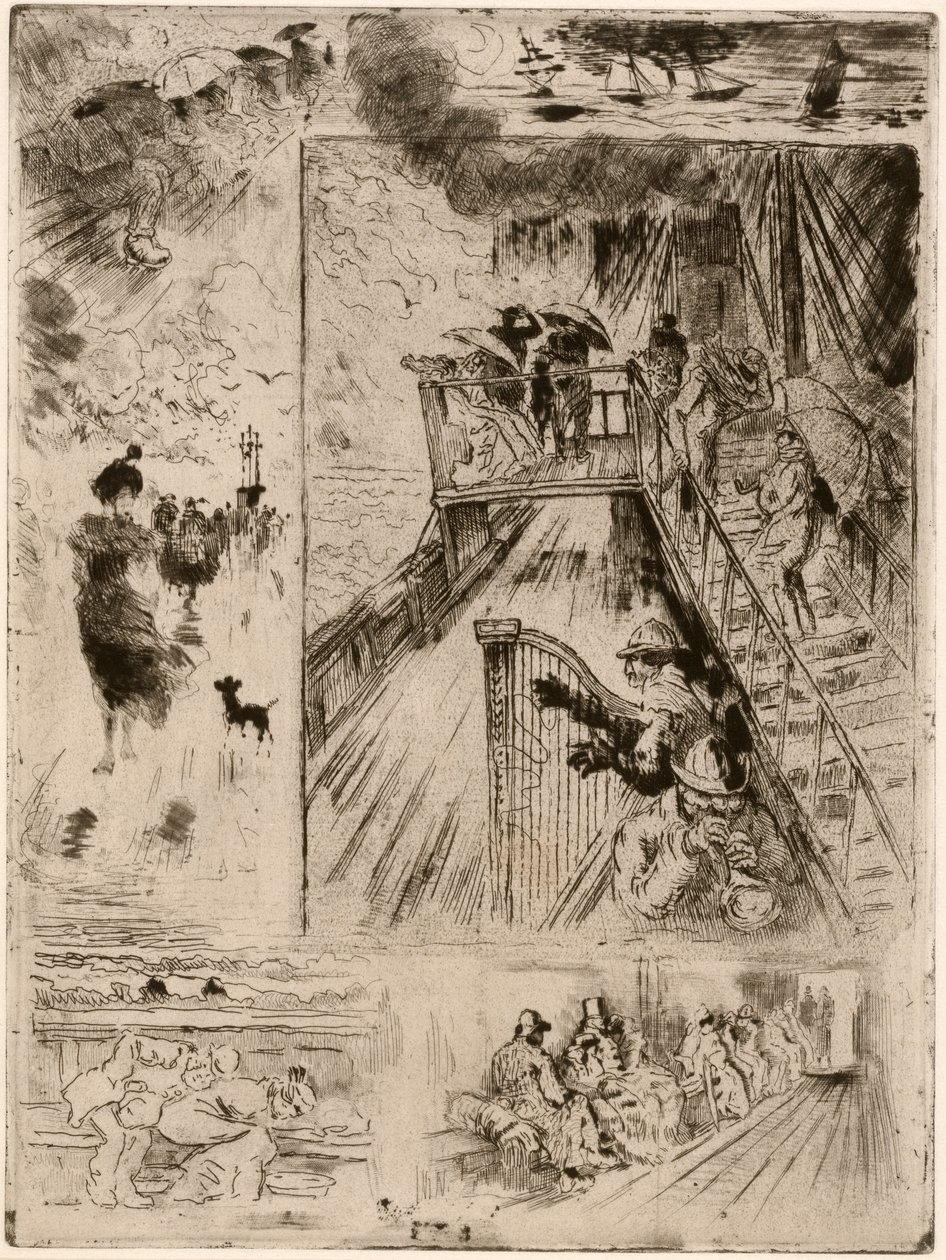 The Passage The Passage, 1879-1885. tekijältä Felix Hilaire Buhot