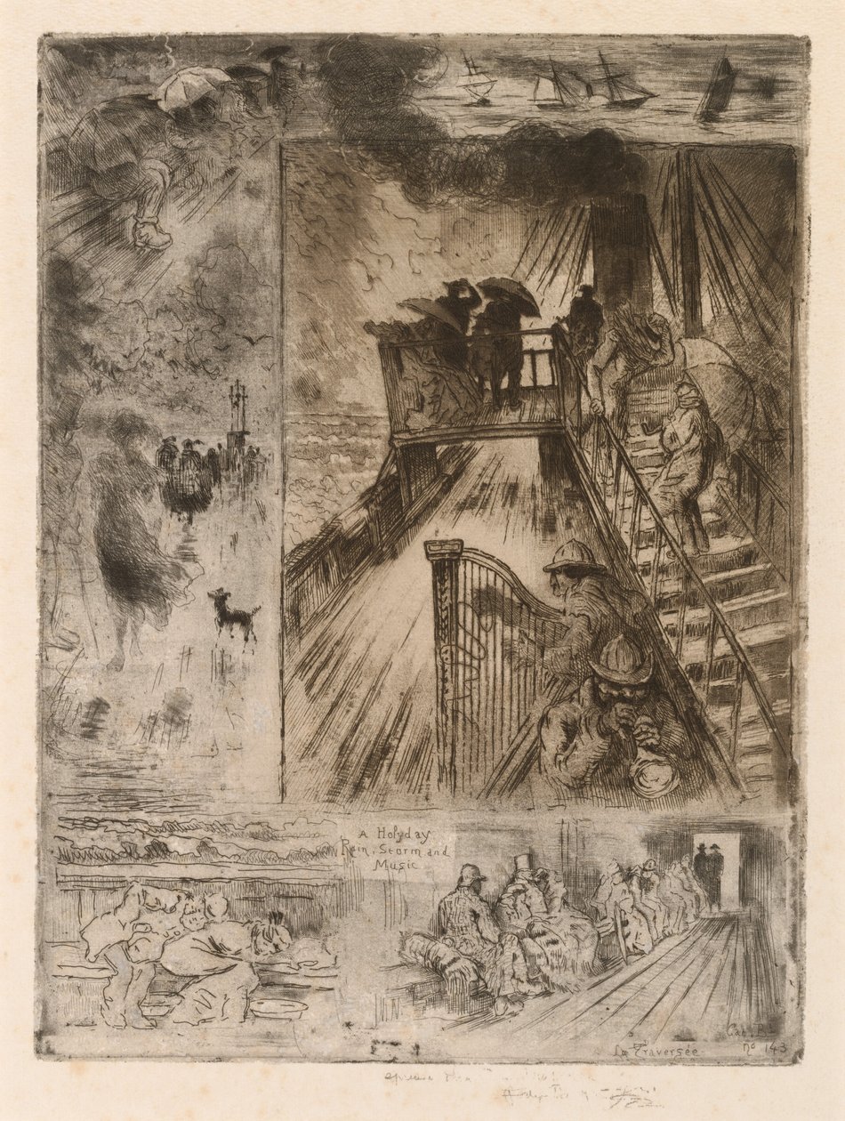 Passage tekijältä Felix Hilaire Buhot