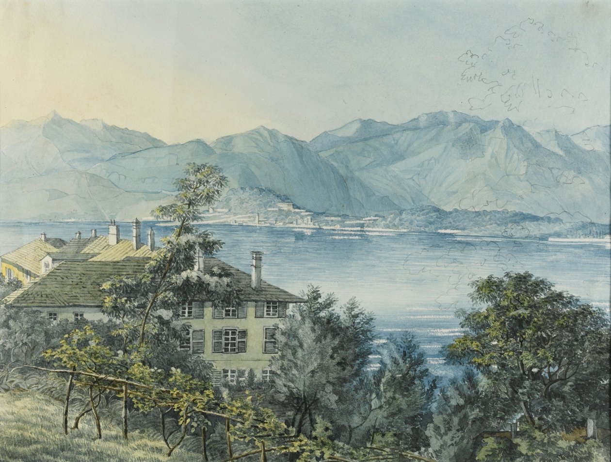 Cadenabbia, Comojärvi, 1837 tekijältä Felix Mendelssohn Bartholdy