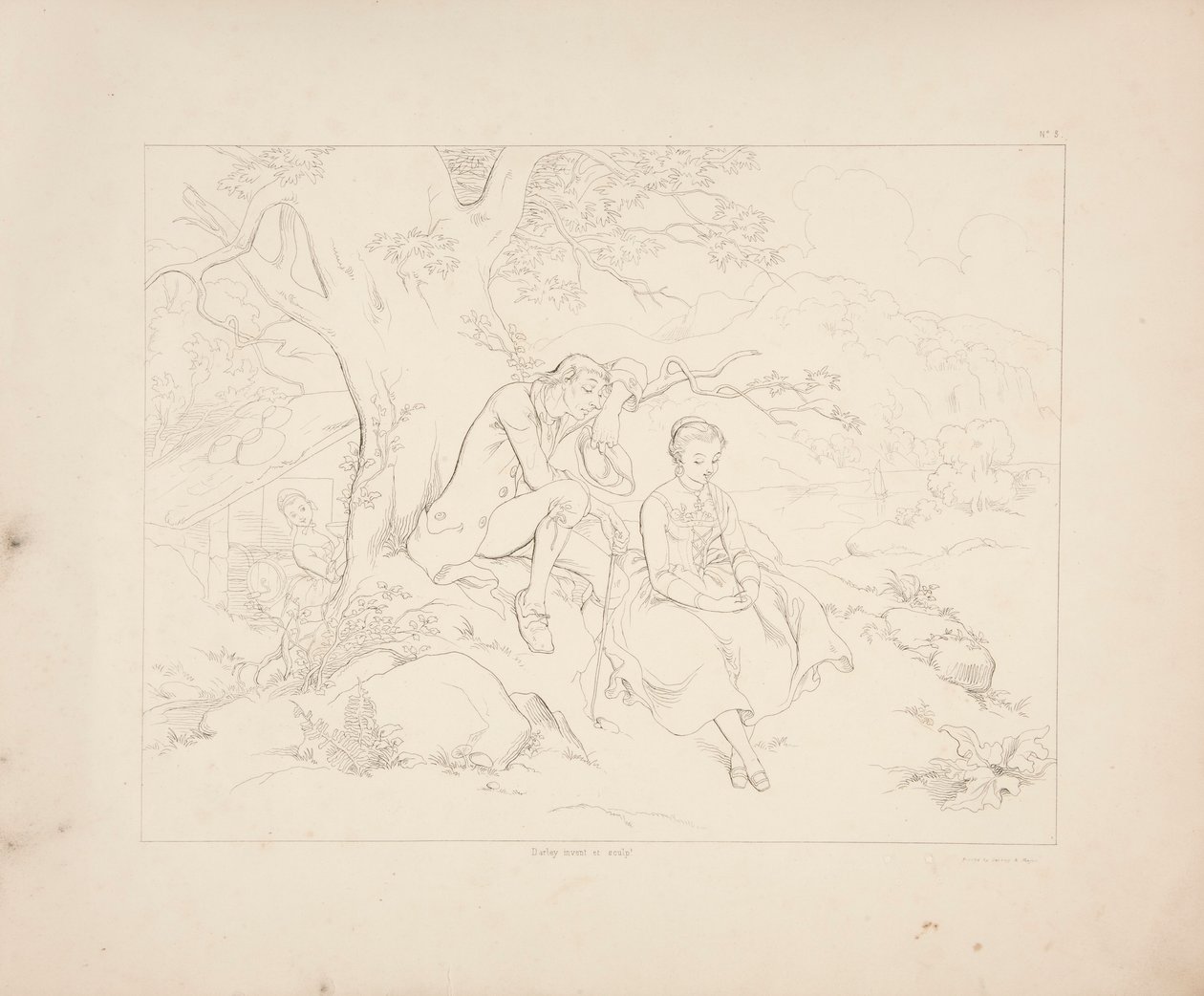 Legend of Sleepy Hollow, arkki 3/6 tekijältä Felix O. C. Darley