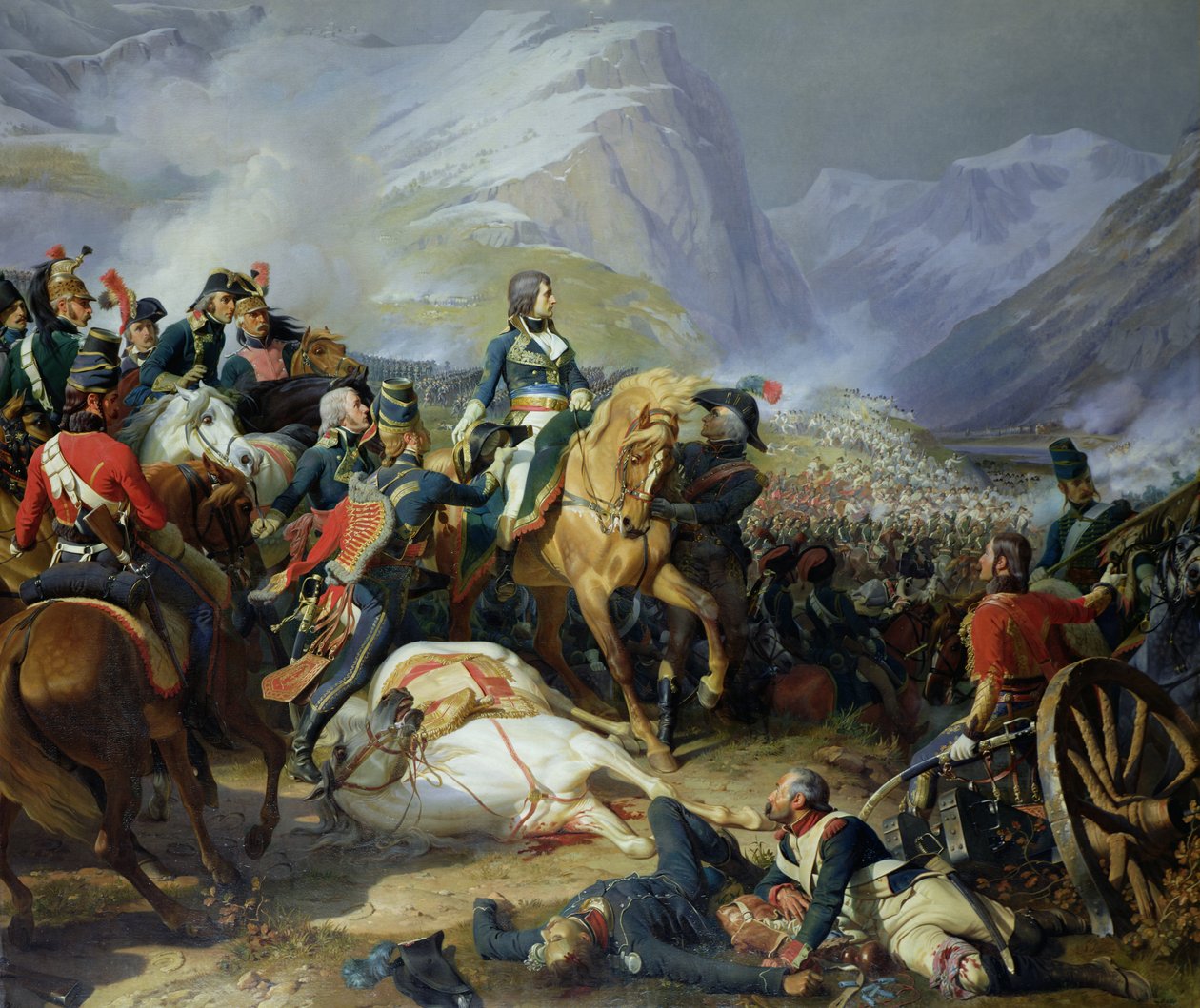 Rivolin taistelu, 1844 (katso myös 176686) tekijältä Felix Philippoteaux