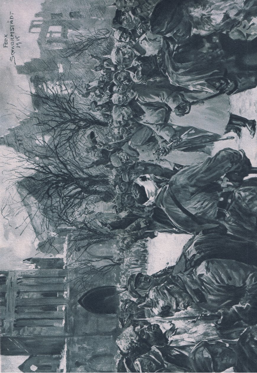 Onnen keisari (14. helmikuuta 1915), kuva Hindenburgista, julkaisija Daterlandischer Derlag C U Weller Berlin tekijältä Felix Schwormstadt