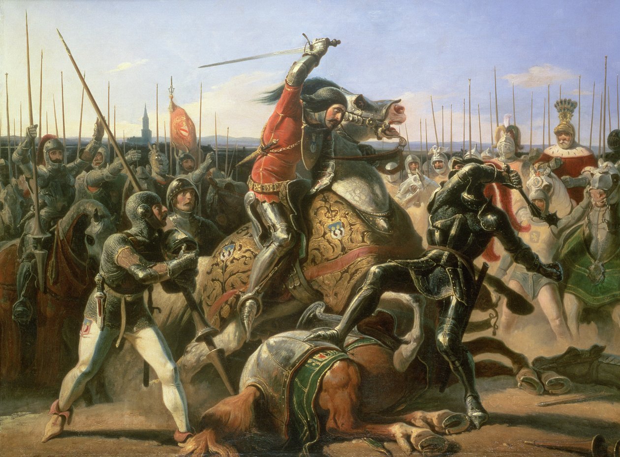 Friedlandin herttua (1583-1634) Wallensteinin johdolla 1632, 1839 tekijältä Feodor Dietz