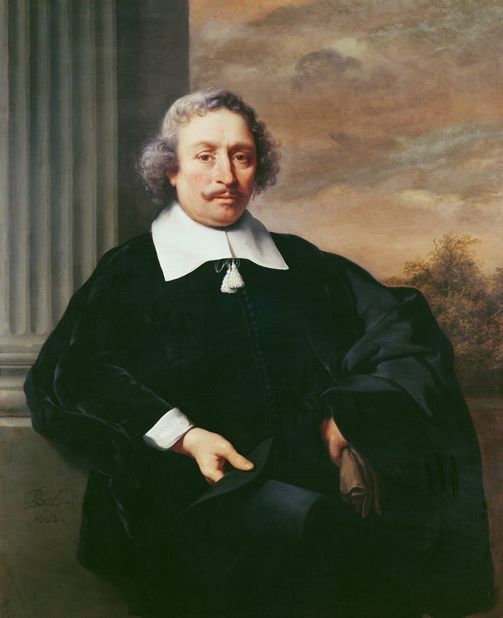 Miehen muotokuva, 1662 tekijältä Ferdinand Bol