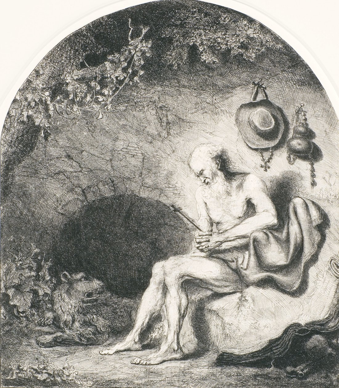 Pyhä Hieronymus, 1644 tekijältä Ferdinand Bol