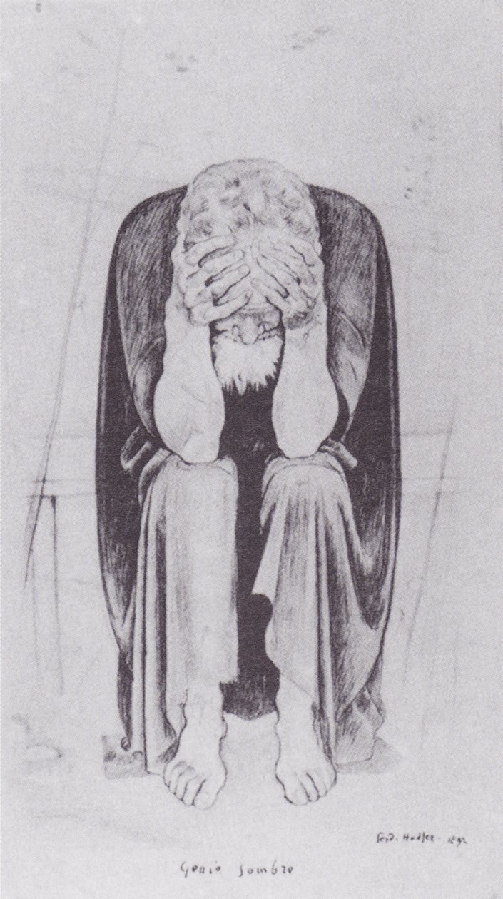 Dunkler Geniusn. tekijältä Ferdinand Hodler