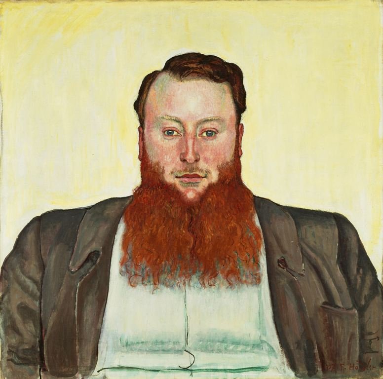  Kuvanveistäjä James Vibertnin muotokuva tekijältä Ferdinand Hodler