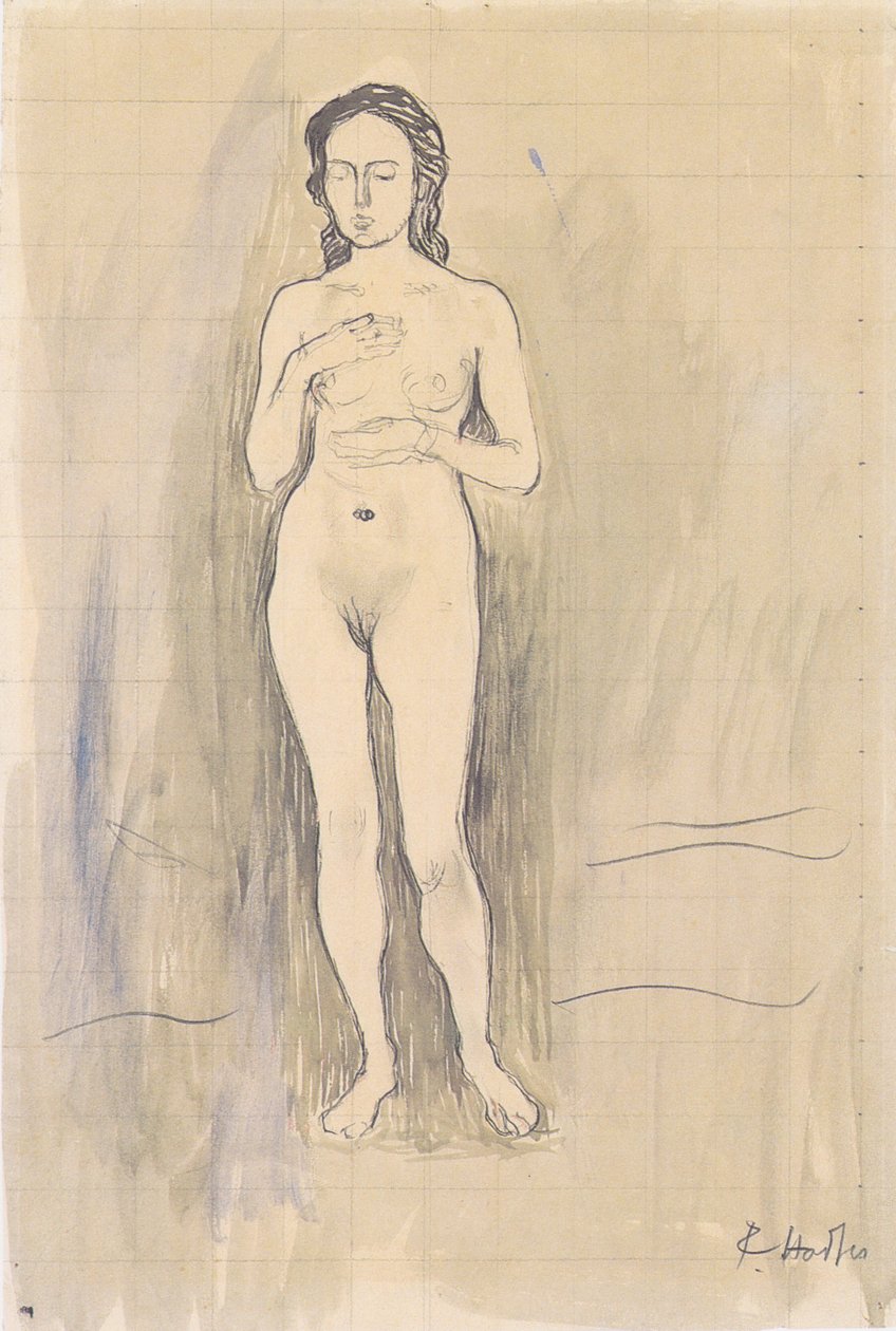 Weiblicher Akt Studie zu Wahrheit? N tekijältä Ferdinand Hodler