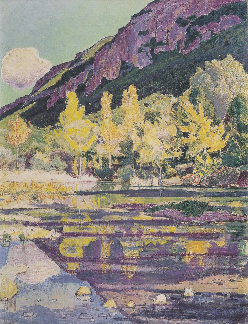 Am Fuss des Petit Salève tekijältä Ferdinand Hodler