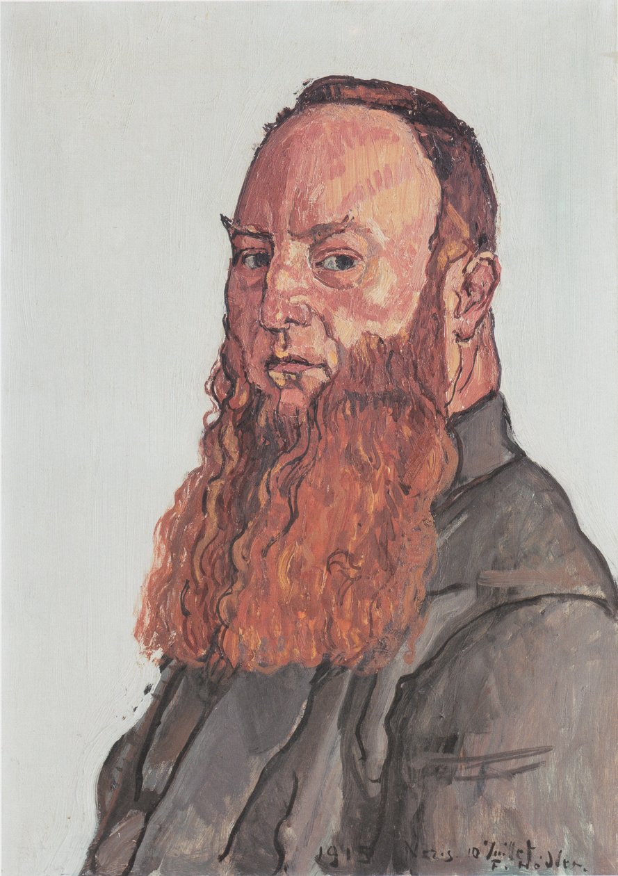 Muotokuva James Vibert tekijältä Ferdinand Hodler