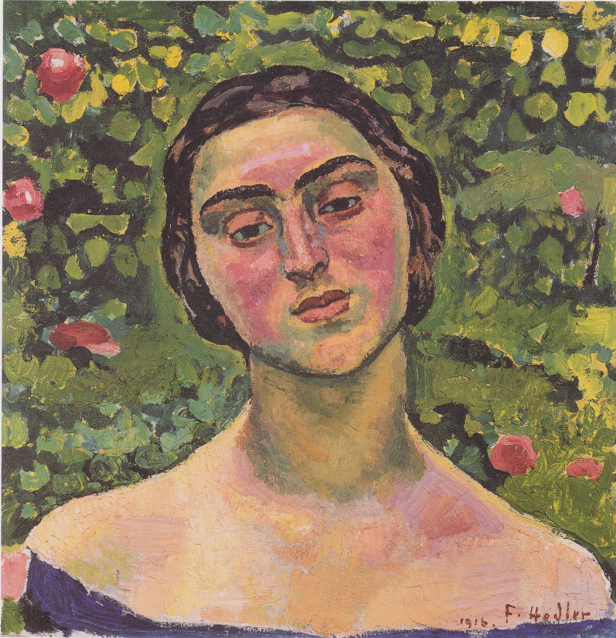 Laetitia Raviolan muotokuva tekijältä Ferdinand Hodler