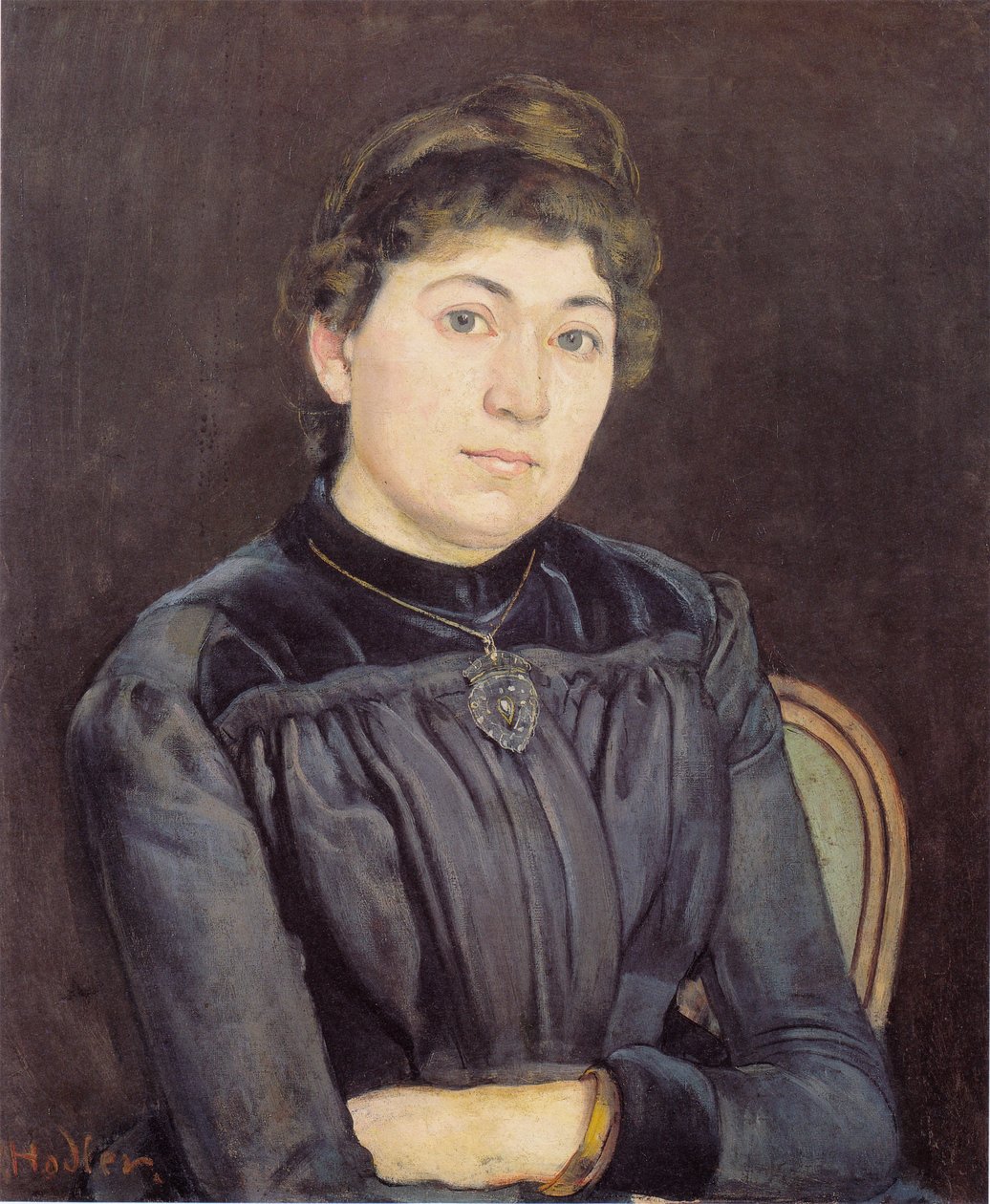Nuoren naisen muotokuva tekijältä Ferdinand Hodler