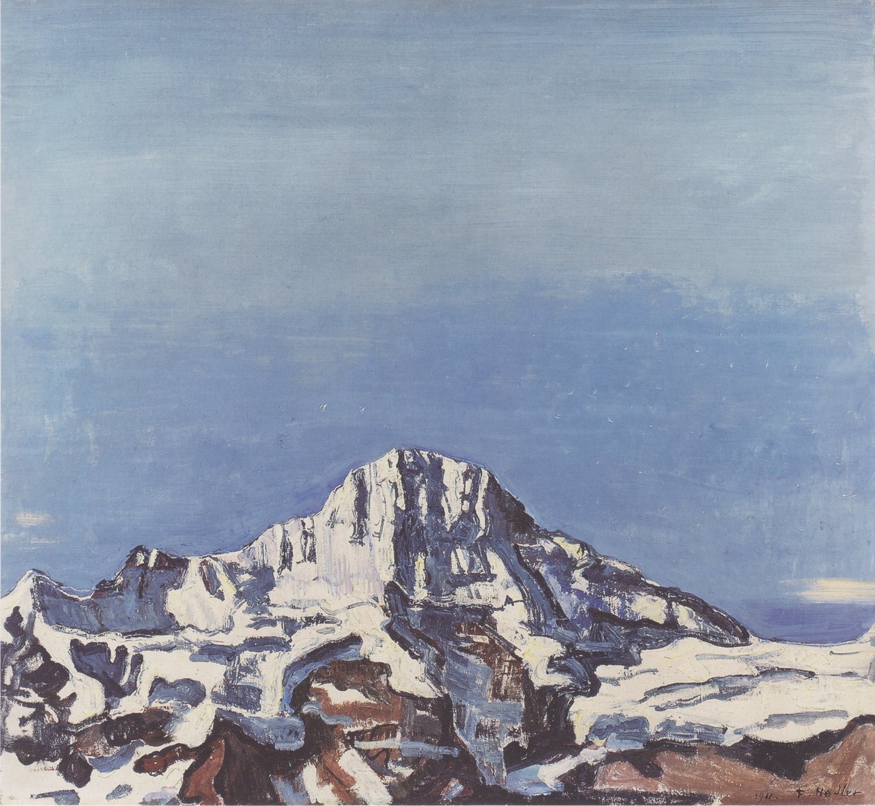 Breithorn tekijältä Ferdinand Hodler