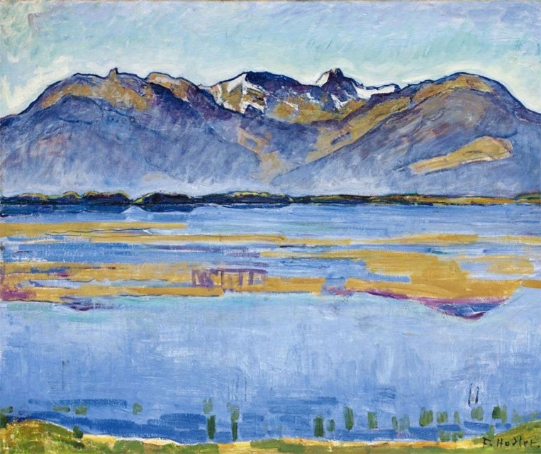 Montana-järvi tekijältä Ferdinand Hodler