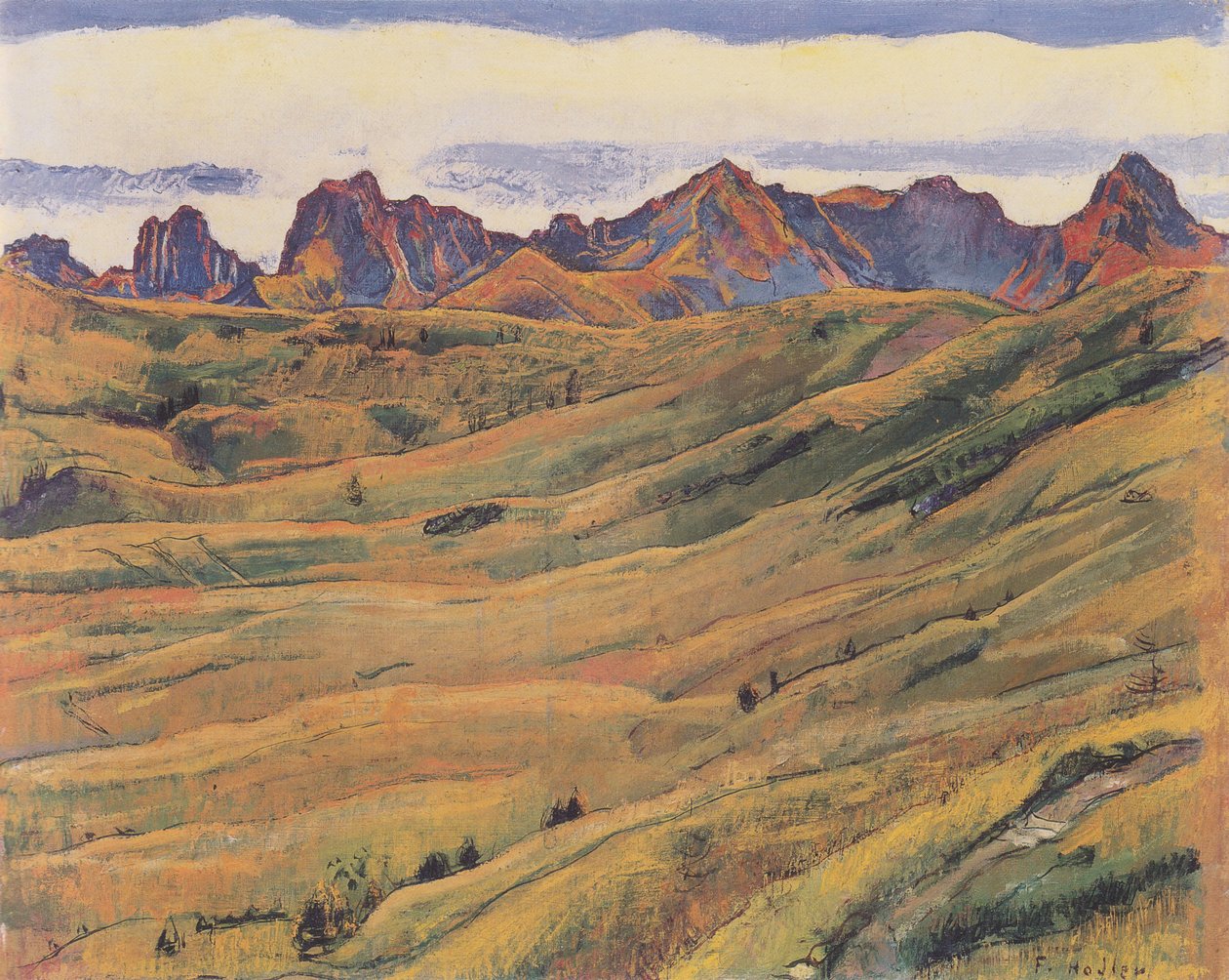 Gantrisch-ketju tekijältä Ferdinand Hodler
