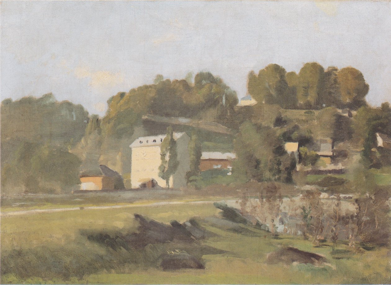 Sousterren mylly Geneven lähellä tekijältä Ferdinand Hodler