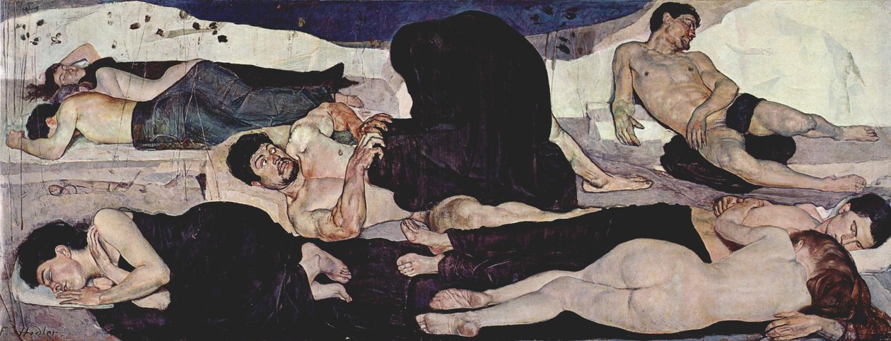 Die Nacht tekijältä Ferdinand Hodler
