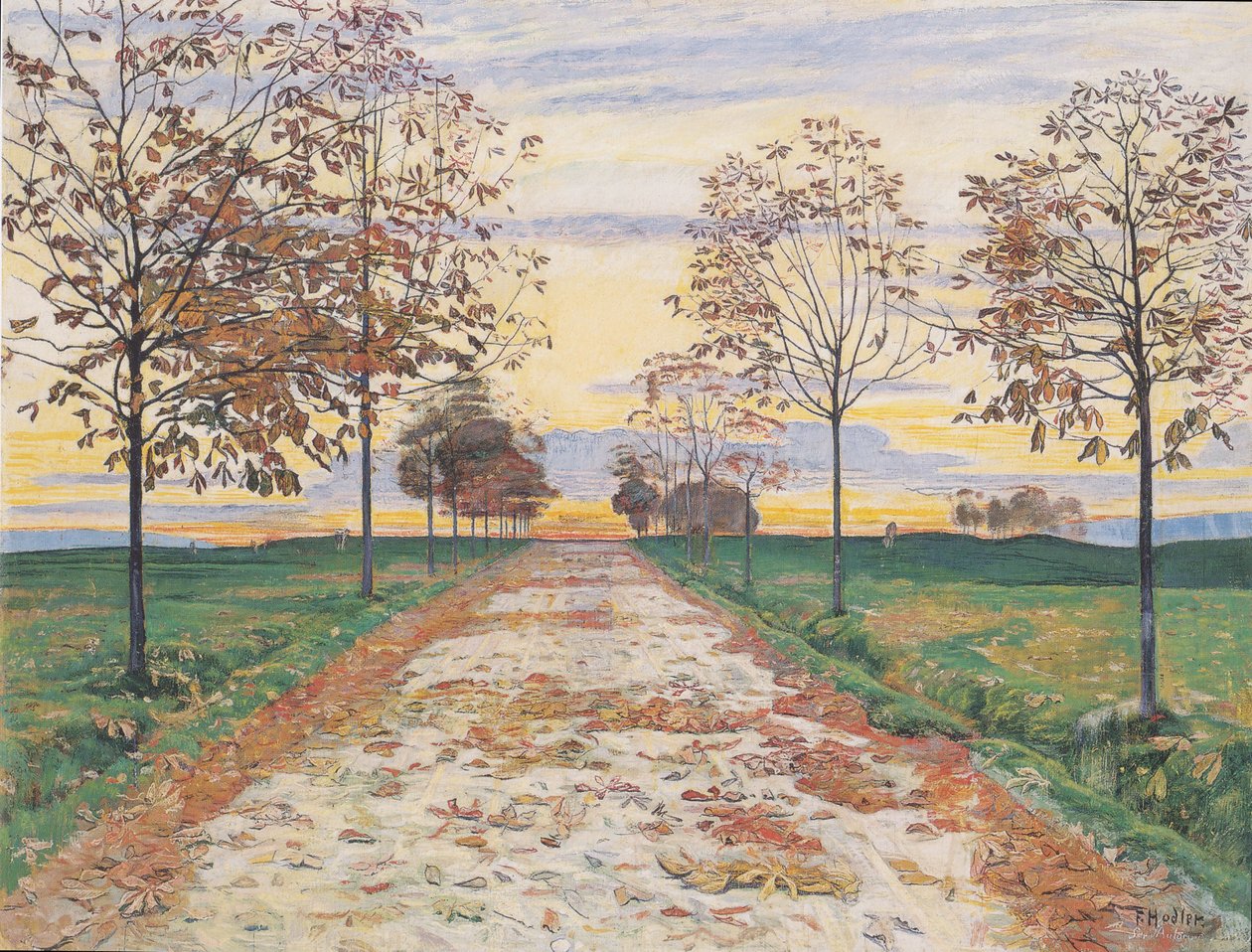 Syksyn ilta tekijältä Ferdinand Hodler